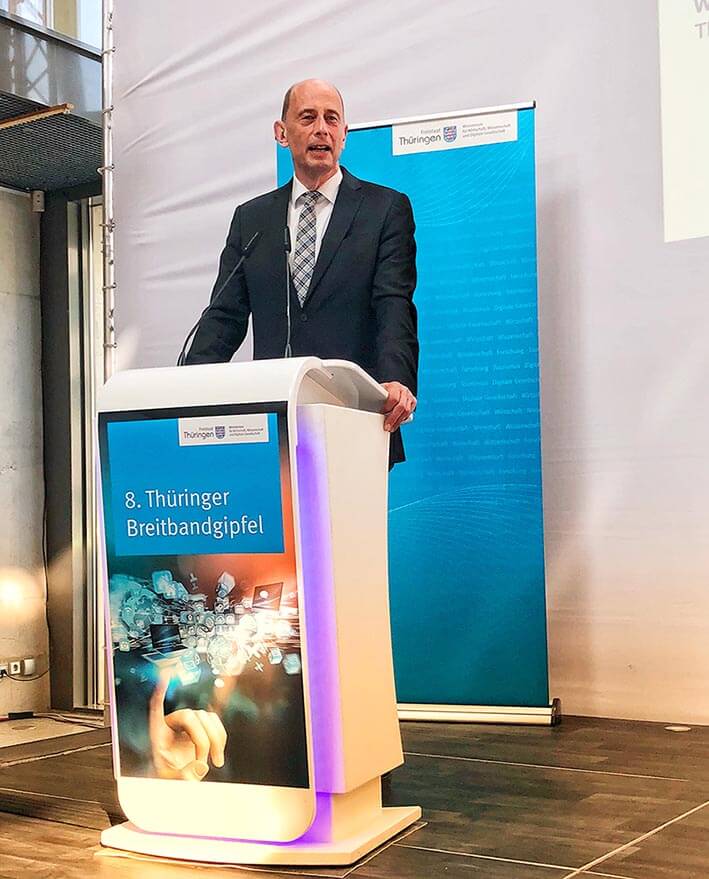 Breitbandgipfel Thüringen Minister Tiefensee_Rede